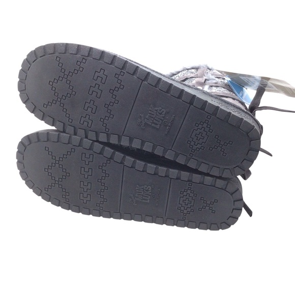 Muk Luks Womens Heather Grey Camilla Sweater Water Resistant Winter Boot Size 9 - Picture 3 of 12